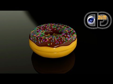 Видео: 3D модель ПОНЧИК | Cinema 4d