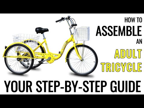 Видео: Как собрать взрослый трехколесный велосипед: пошаговое руководство www.trike-bike.com.au @TrikeBi...