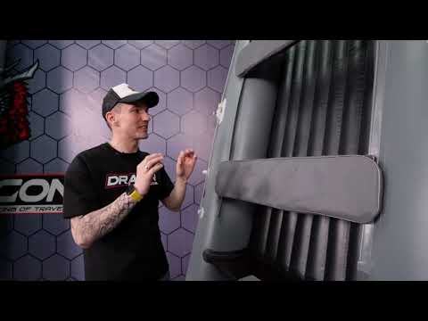 Видео: Лодка мечты: обзор популярной модели DRAGON 330 360 надувное дно низкого давления