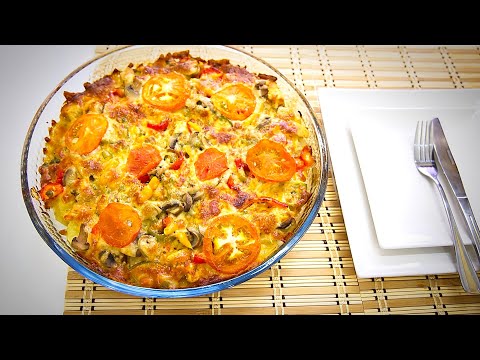 Видео: ЗАПЕКАНКА С КУРИНЫМ ФИЛЕ И ОВОЩАМИ: ВКУСНЕЙШЕЕ И КРАСИВОЕ БЛЮДО ЗА 50 МИНУТ! Собственный рецепт