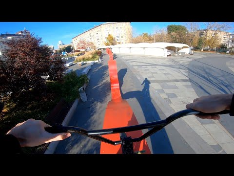 Видео: GoPro BMX STREET riding in MOSCOW #4  | Трюки в городе на БМХ от первого лица