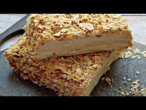 Видео: ТОРТ НАПОЛЕОН ЗА 30 МИНУТ БЕЗ ВЫПЕЧКИ! ВКУСНЕЙШИЙ ЛЕНИВЫЙ НАПОЛЕОН👍
