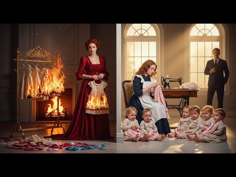Видео: Мачеха сожгла платья шести близняшек — пока миллиардер не увидел, как чернокожая горничная шьёт ново