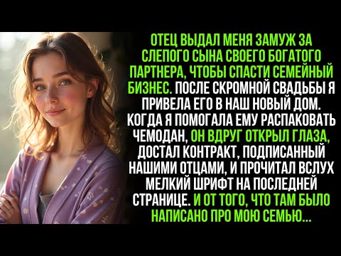 Видео: Я вышла замуж за слепого по настоянию отца. Но сразу после свадьбы муж вдруг открыл глаза и сказал…