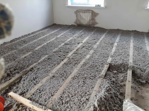 Видео: Утепление пола арболитом !