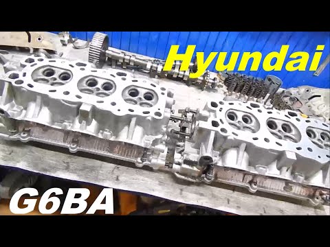 Видео: Hyundai Sonata V6 2.7 G6BA. Переборка двигателя. Ч1.