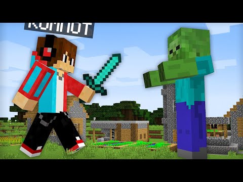 Видео: Я СТАЛ ГИГАНТОМ И ЗАЩИТИЛ ДЕРЕВНЮ ОТ ЗОМБИ В МАЙНКРАФТ | Компот Minecraft