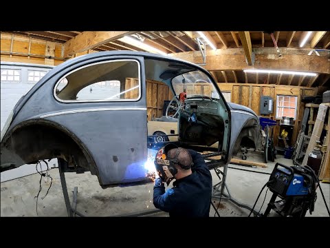 Видео: Каналы отопителя VW Beetle. Часть 1. Подготовка кузова