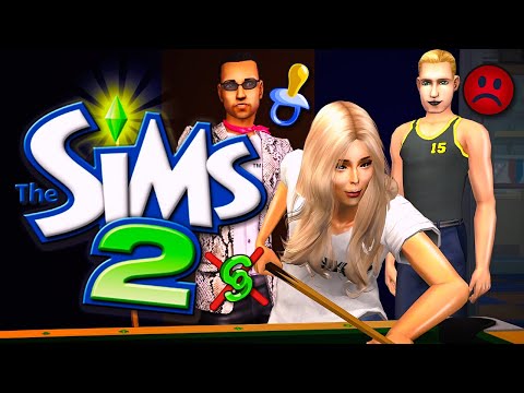 Видео: ЛЮБОВНЫЙ ТРЕУГОЛЬНИК В СИМС 2 // The Sims 2 // 100 ДЕТЕЙ