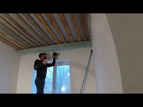 Видео: Как сделать нишу из гипсокартона под шторы. Усиление под натяжной потолок