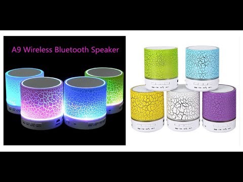 Видео: Как настроить Cветящуюся, Bluetooth, Мини колонку. Посылки из Китая