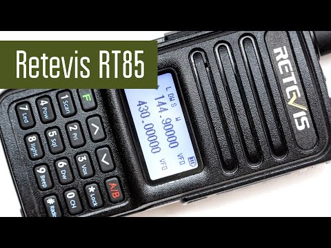 Видео: Retevis RT85. Двухдиапазонная радиостанция. Не на RDA1846 ? Обзор, разборка, измерение мощности.