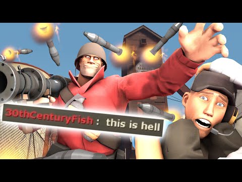 Видео: Размещение 10 000 ракет на сервере TF2