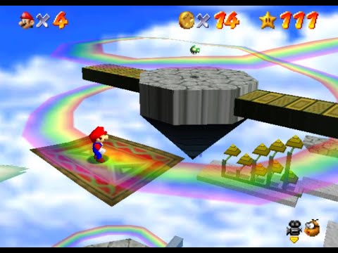 Видео: Прохождение Super Mario 64 Rainbow Ride