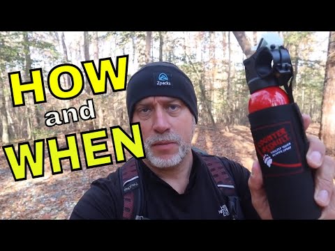 Видео: КАК И КОГДА ИСПОЛЬЗОВАТЬ СПРЕЙ ОТ МЕДВЕДЕЙ // ЧТО ДЕЛАТЬ, ЕСЛИ ВЫ ВСТРЕТИЛИ ЧЕРНОГО МЕДВЕДЯ !!!