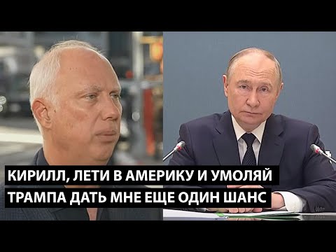 Видео: Кирилл, лети в Америку и умоляй Трампа ДАТЬ МНЕ ЕЩЕ ОДНИН ШАНС