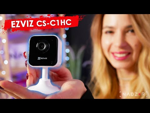 Видео: Wi-Fi IP видеокамера Ezviz CS-C1HC | Обзор и подключение