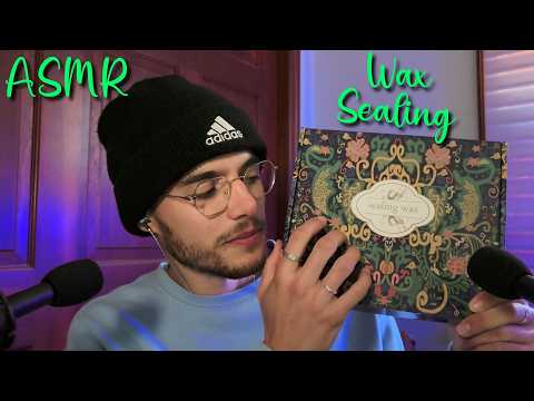 Видео: [ASMR] Запечатывание сургучной печатью! (Много покалывания)