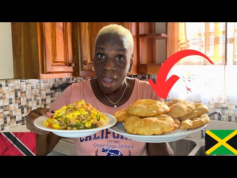 Видео: Жареный рулет от Трини с ямайским аки и солёной рыбой! | Кухня Вэл