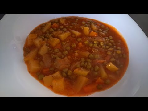 Видео: Най-Лесната Яхния с Грах - Бърза и Вкусна Рецепта