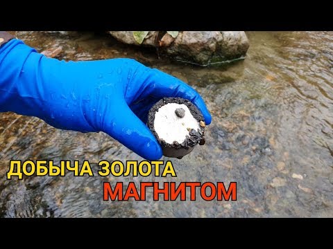 Видео: ДОБЫЧА ЗОЛОТА МАГНИТОМ