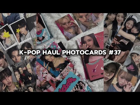 Видео: распаковка карт le sserafim, aespa, enhypen ★