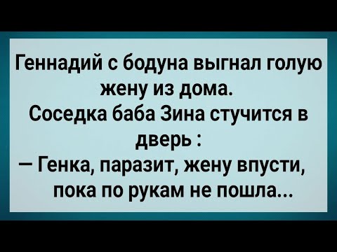 Видео: Как Геннадий с Бодуна Жену Выгнал! Сборник Свежих Анекдотов! Юмор!.