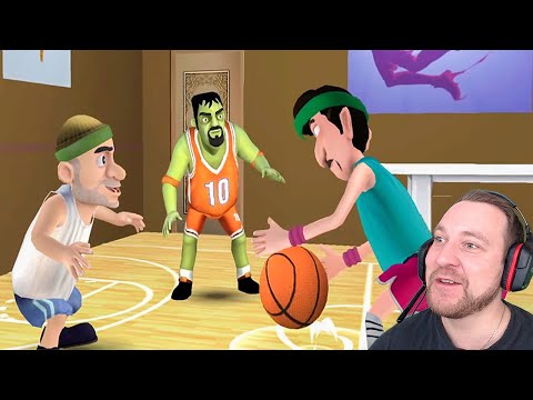 Видео: Уровень с баскетболом в игре Scary Stranger 3D Прохождение