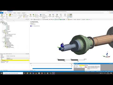 Видео: Моделирование ускоренного вращения ротора в ANSYS Workbench Mechanical 2020R1