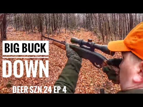 Видео: СТАРЫЙ NH Rifle Buck - Ноябрьская охота по-прежнему УСПЕХ