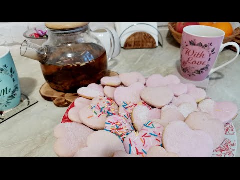 Видео: Уютный февраль. Печенье "Сердечки". Венок для интерьера.