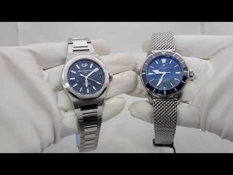 Видео: Выбираем часы Girard-Perregaux  Laureato 42 mm  VS Breitling Superocean Heritage 44!