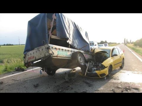 Видео: Неправильная загрузка прицепа = ДТП.