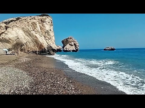 Видео: Кипр. Камень Афродиты! 🌊🏦🌞 Cyprus. Rock of Aphrodite