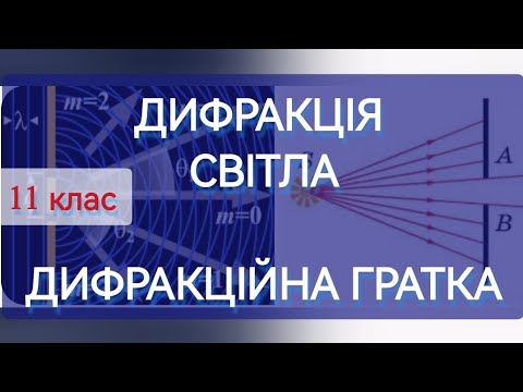 Видео: 14/6 ✨ДИФРАКЦІЯ СВІТЛА. ДИФРАКЦІЙНА ГРАТКА | Фізика : Задачі Легко