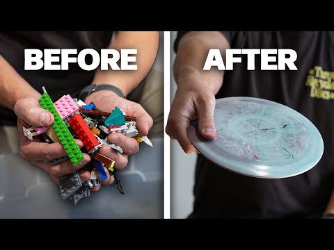 Видео: Мы сделали диск для диск-гольфа из LEGO!!!