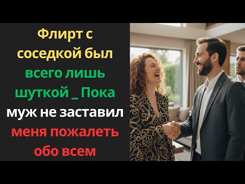 Видео: «Флирт с соседкой был всего лишь шуткой… Пока муж не заставил меня пожалеть обо всем!»