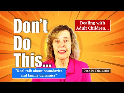 Видео: Общение со взрослыми детьми на пенсии ❤️ Как я понимаю уважение ✋ Не делайте этого после 60