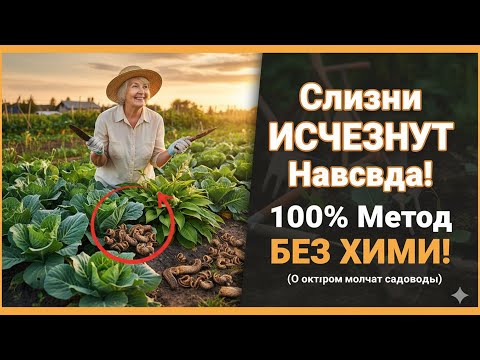 Видео: Слизни ИСЧЕЗНУТ Навсегда! 100% рабочий метод без химии (о котором молчат садоводы)