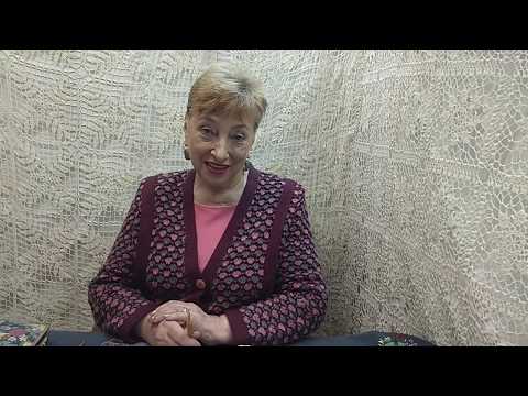 Видео: Образец цветного вязания. Мастер-класс по вязанию крючком от О.С. Литвиной.