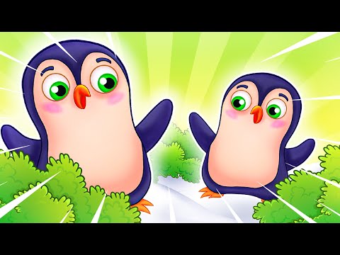 Видео: Маленькі пінгвінчики + Маленьке левеня - МІКС | 🌟 Топові Дитячі Пісні! 🤩😄 | Дитячі Хіти