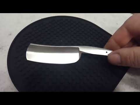 Видео: Опасная бритва 9/8 шлифовка полотна