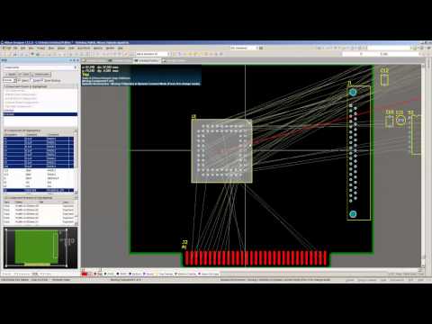 Видео: Altium Designer. Размещение компонентов на плате.