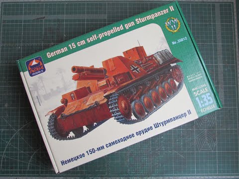 Видео: 150 мм самоходное орудие Sturmpanzer II (1/35)