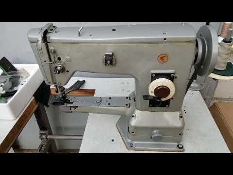Видео: 550 класс рукавная Новая Тройной транспорт Финишное видео #швейная машина