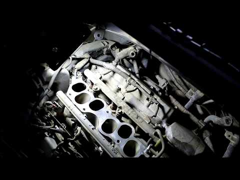 Видео: Замена свечей зажигания двигатель 1MZ FE  2часть  Toyota Harrier Тойота Харриер 2004 года