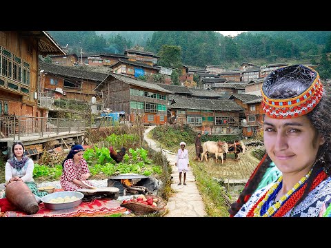 Видео: Красивая и захватывающая жизнь в горной деревне в Пакистане | Древняя культура | Культура Пакистана