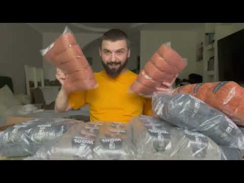 Видео: Большая коробка с пряжей! Распаковка!