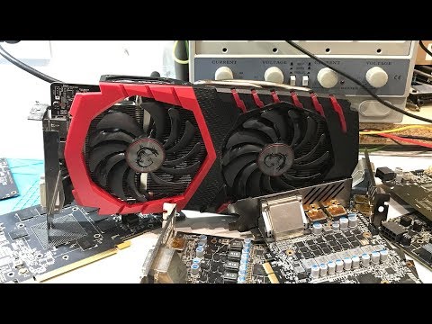 Видео: Ребол это просто! Ремонт не определяющейся Msi rx 470