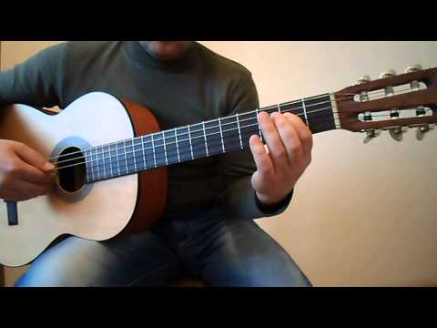 Видео: Как играть на гитаре.Соло из песни Цоя-Бездельник 2